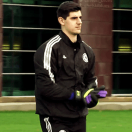 Thibaut Courtois training