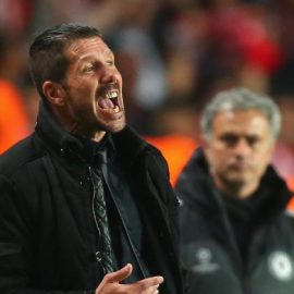 Diego Simeone at Stamford Bridge 2014
