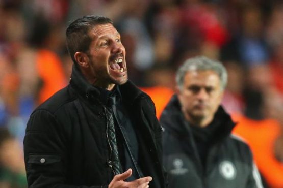 Diego Simeone at Stamford Bridge 2014