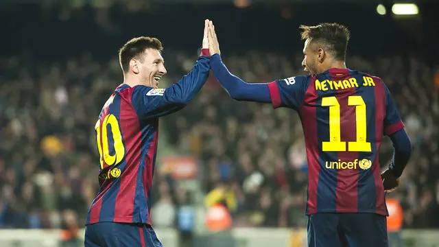Messi and Neymar