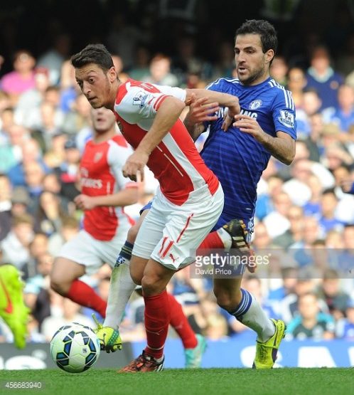 Mesut Ozil Cesc Fabregas