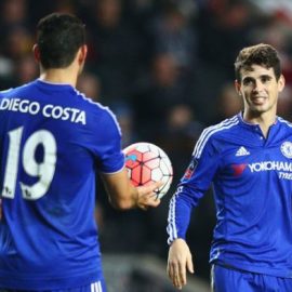 Oscar and Diego Costa