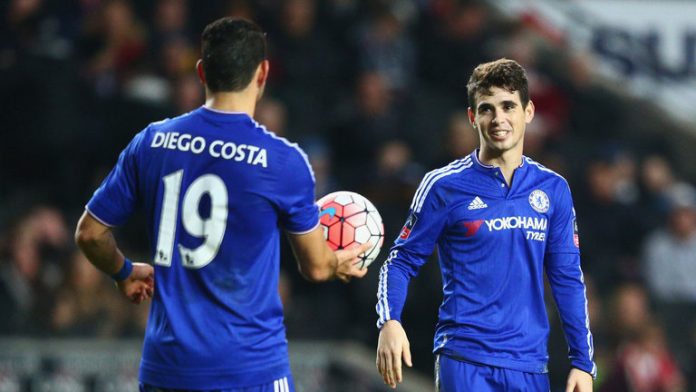 Oscar and Diego Costa