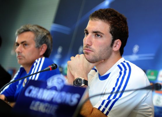 Real Madrid's Argentinian forward Gonzal