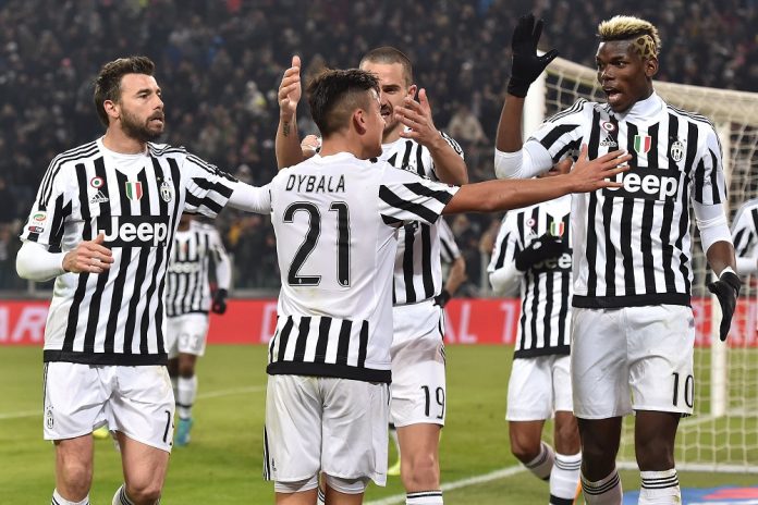 Juventus celebrate
