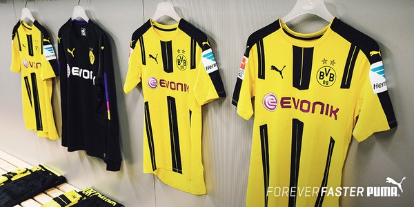 Borussia Dortmund 2016-17 home kit