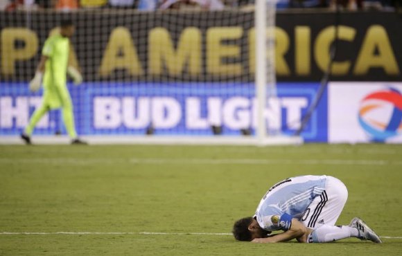 Messi was left in tears as Argentina now have lost six straight major tournament finals.