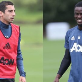 Eric Bailly and Henrikh Mkhitaryan