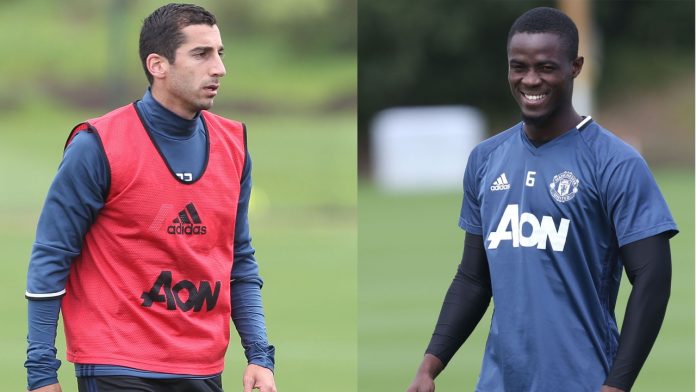 Eric Bailly and Henrikh Mkhitaryan