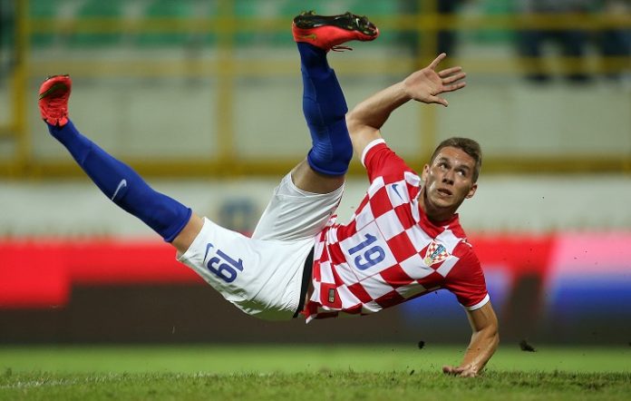 04.09.2014., Stadion Aldo Drosina, Pula - Prijateljska nogometna utakmica, Hrvatska - Cipar. Marko Pjaca. Photo: Igor Kralj/PIXSELL