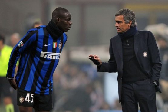 Jose Mourinho and Mario Balotelli