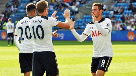 Harry Kane and Vincent Janssen