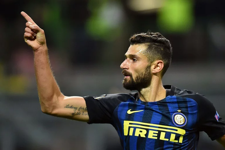 Antonio Candreva scored Inter's winner.