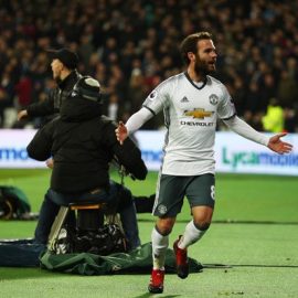 Juan Mata Goal Celebration vs West Ham