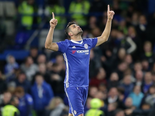 diego costa goal celebration versus southampton