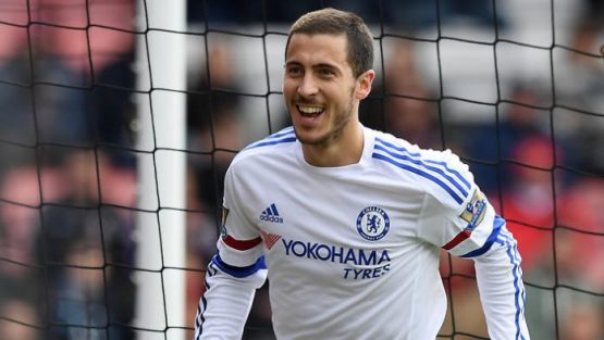 Chelsea's Eden Hazard scores vs. Bournemouth