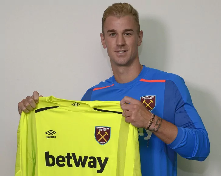Official: Joe Hart joins West Ham United