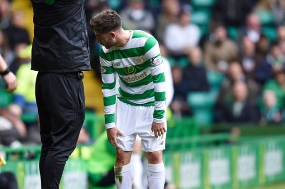 Celtic winger Patrick Roberts injured in 1-1 draw with Kilmarnock