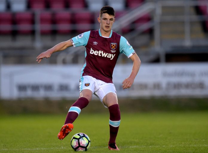 West Ham United youngster Declan Rice