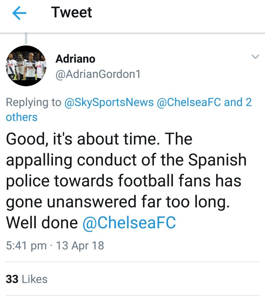 Chelsea submit complaint to UEFA