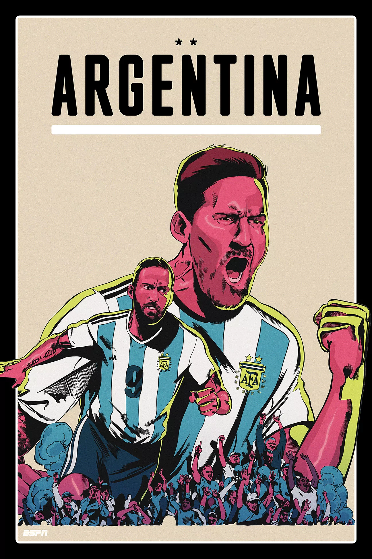 2018 World Cup Team Posters by ESPN