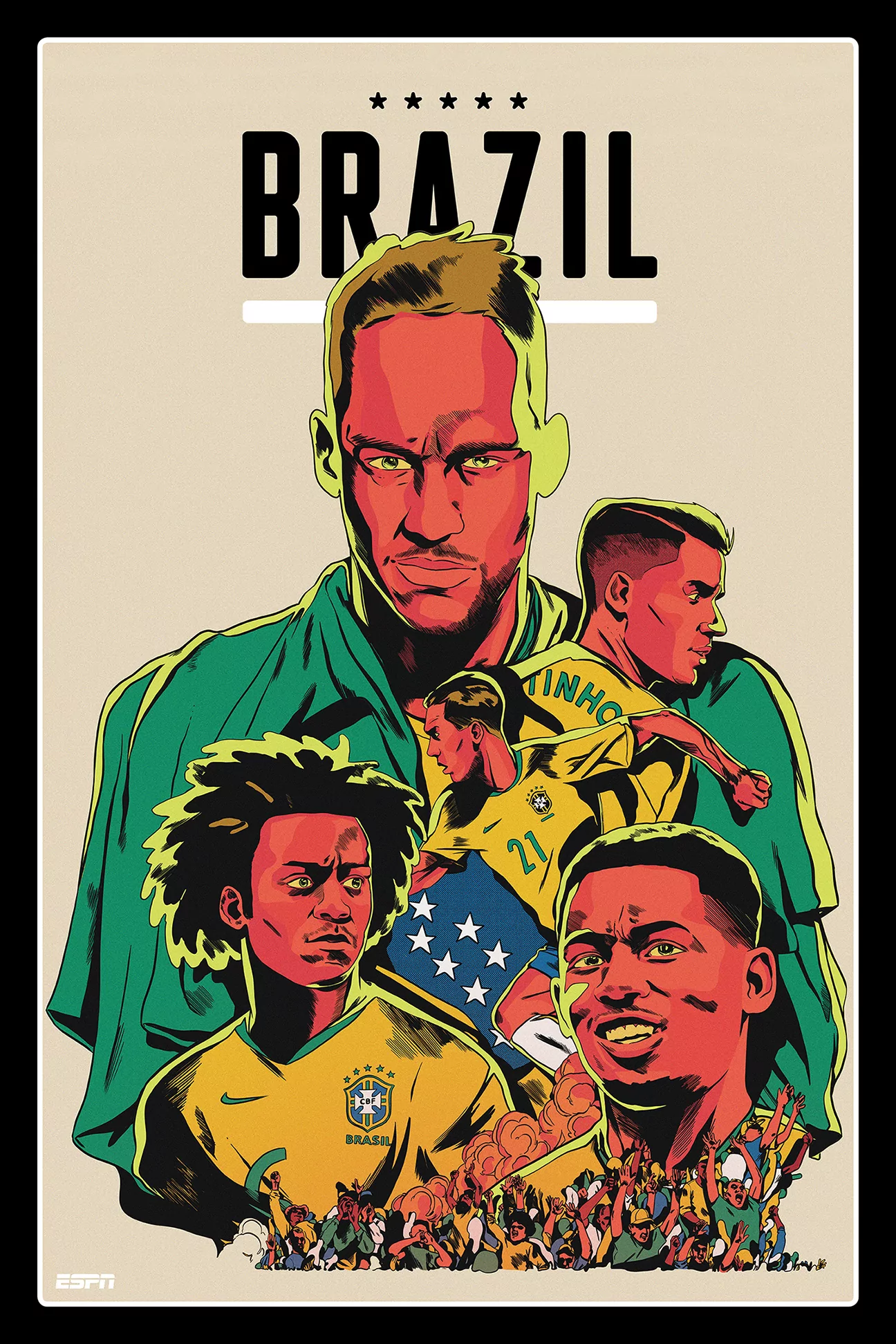 2018 World Cup Team Posters by ESPN