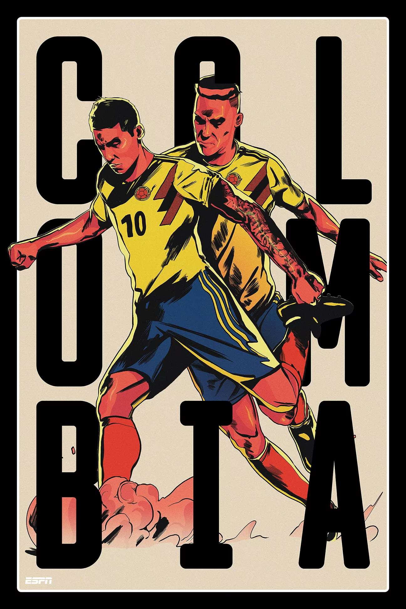 2018 World Cup Team Posters by ESPN