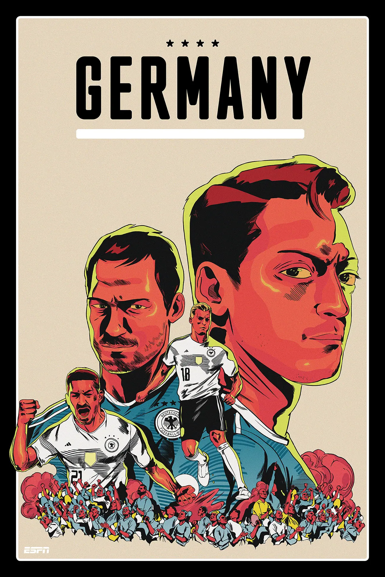 2018 World Cup Team Posters by ESPN