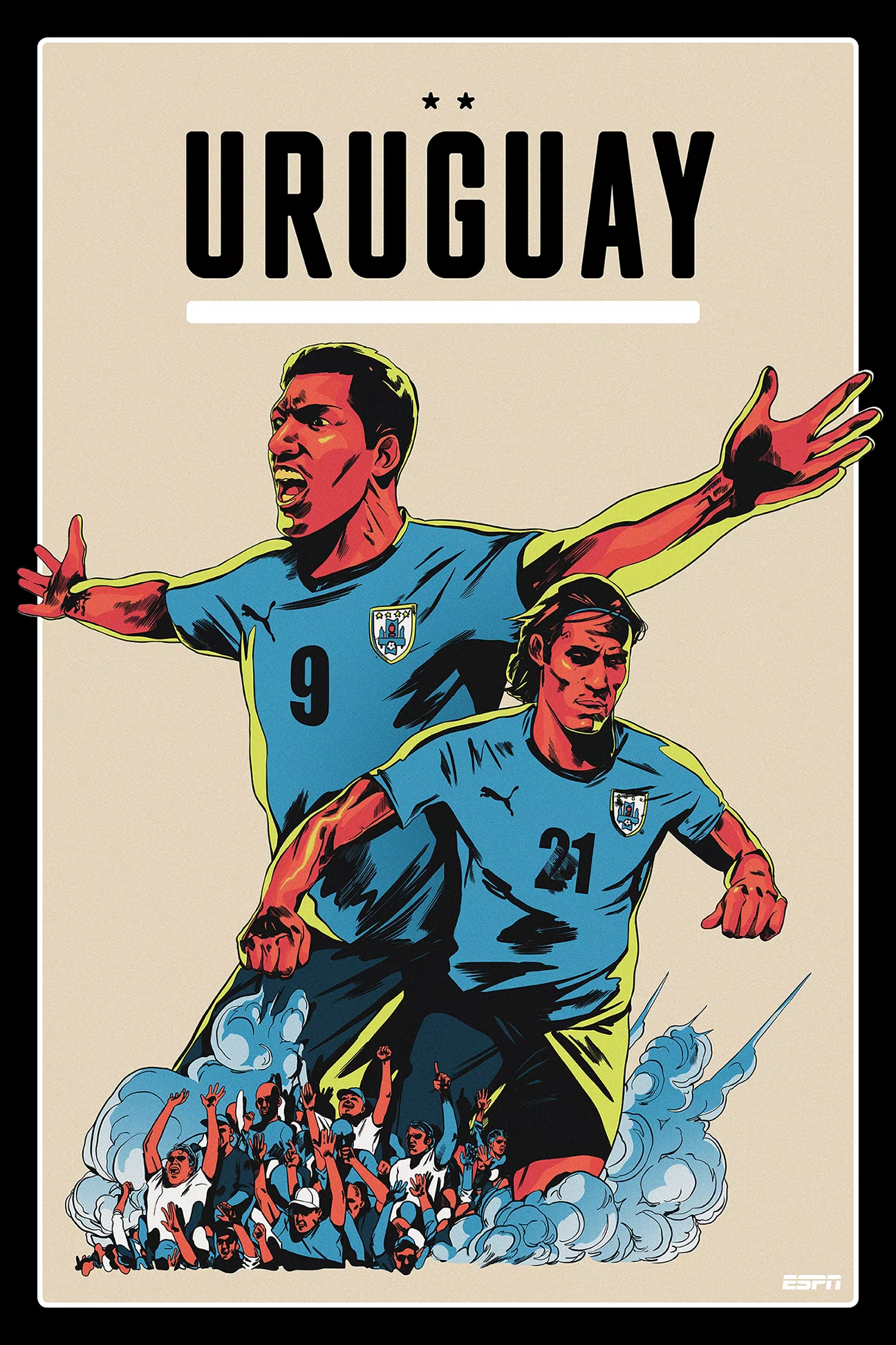 2018 World Cup Team Posters by ESPN