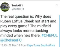 Chelsea fans react to Ruben Loftus-Cheek's cameo performance