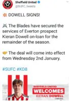 Everton youngster off to sharpen The Blades