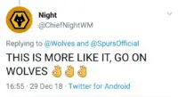 Fans reaction - Wolves stun Spurs with a late turnaround
