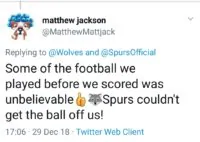 Fans reaction - Wolves stun Spurs with a late turnaround