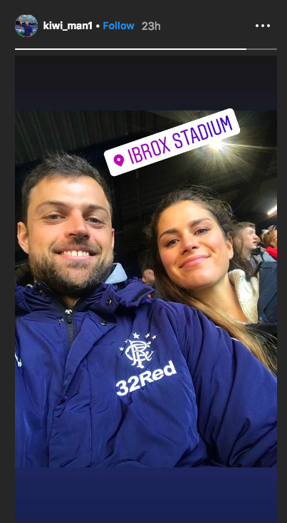 Rangers target Stefan Marinovic posts photo at Ibrox