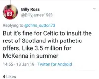 Fans react to Chris Sutton tweet about Liverpool interest in James Forrest