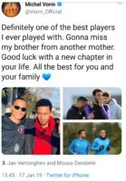 Fans and team-mates react as Mousa Dembele says goodbye to Tottenham