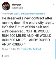 Fans react to Andy Robertson signing new deal
