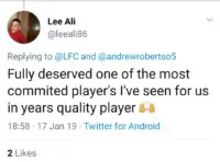 Fans react to Andy Robertson signing new deal