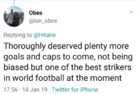 Fans react to Harry Kane scooping England's player of the year award