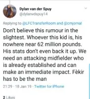 Fans reaction: Liverpool have £62m bid for Portuguese sensation rejected