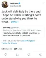 Jack Clarke's agent dismisses transfer talk
