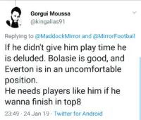 Fans reaction: Everton's Yannick Bolasie could make Eagles return