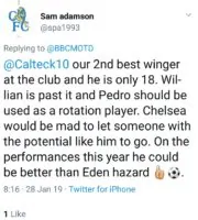 Chelsea fans react to Hudson-Odoi performance and future