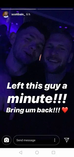 Scott Bain wants Oliver Burke at Celtic next season