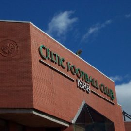 Celtic stadium front parkhead
