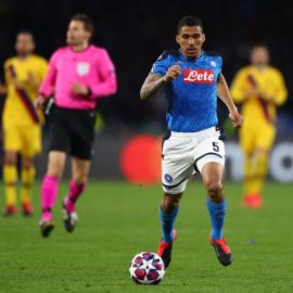 SSC Napoli v FC Barcelona - UEFA Champions League Round of 16: First Leg