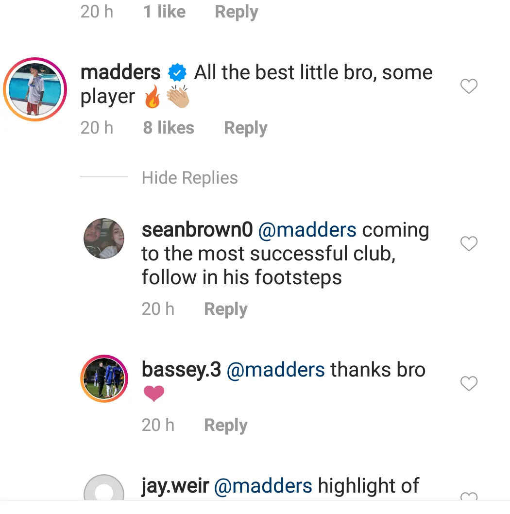 Leicester City's James Maddison sends message to new Rangers signing Calvin Bassey