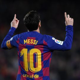Lionel Messi Scored 13 Goals In UCL Away Knockout Matches