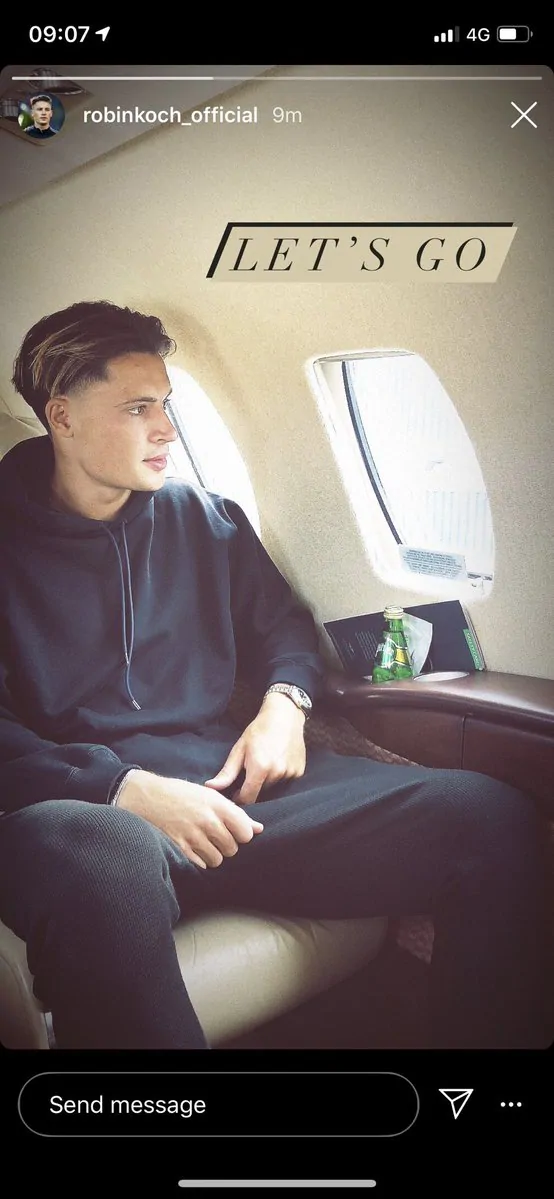 Robin Koch hints he is on his way to joining Leeds