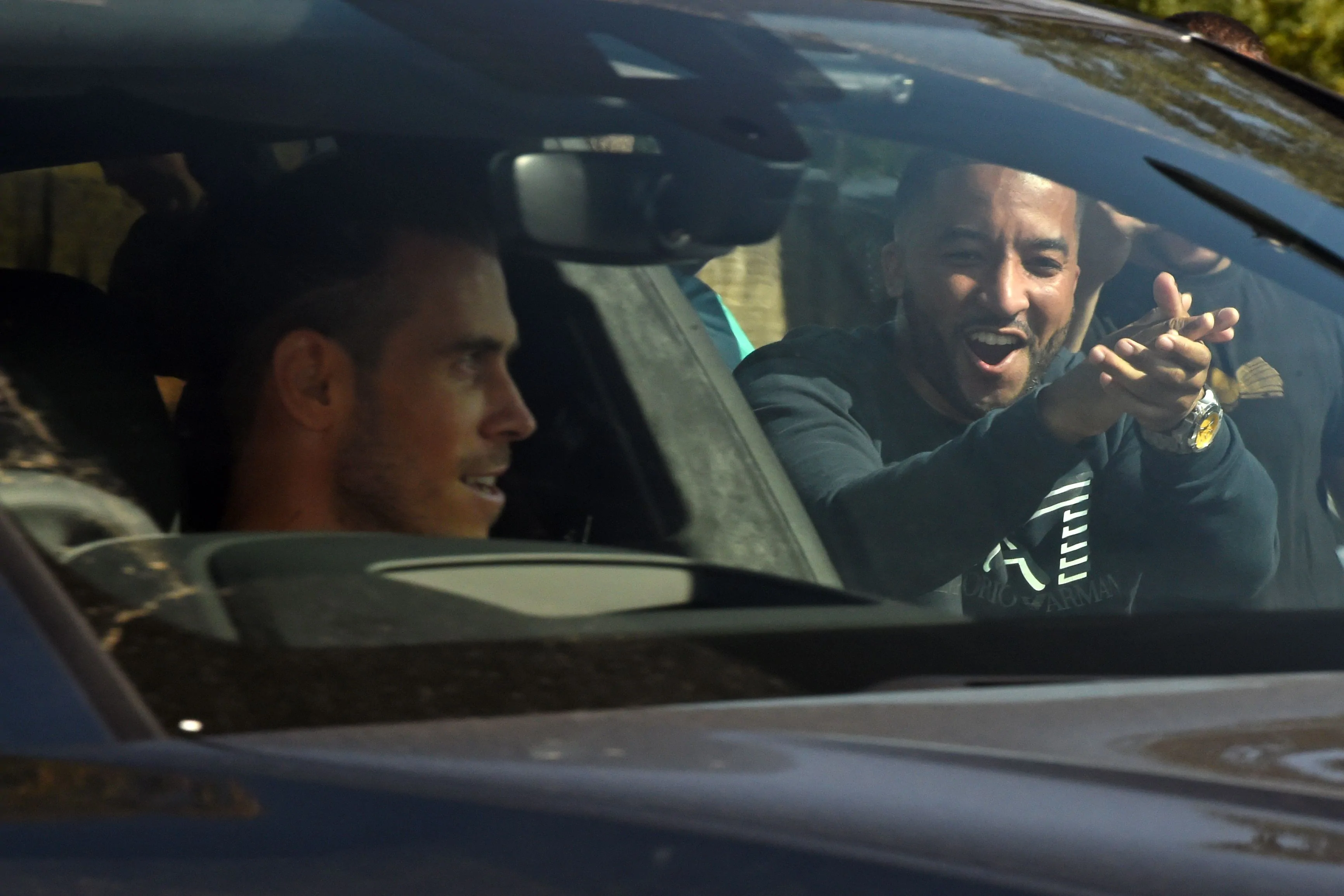 Photo: Gareth Bale has arrived at Tottenham training ground